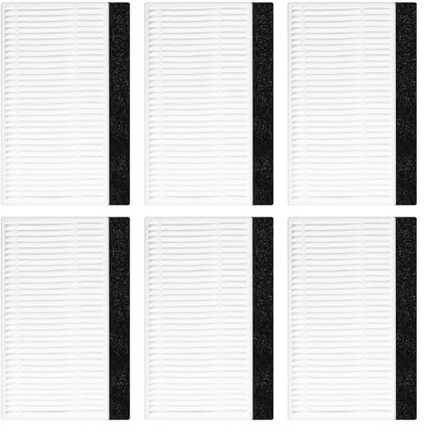 Jegehoyo 6 Pcs Replacement HEPA Filters for Lefant M2 / M2S / M2 Pro / M2S Pro Robot Vacuum Cleaner Accessories