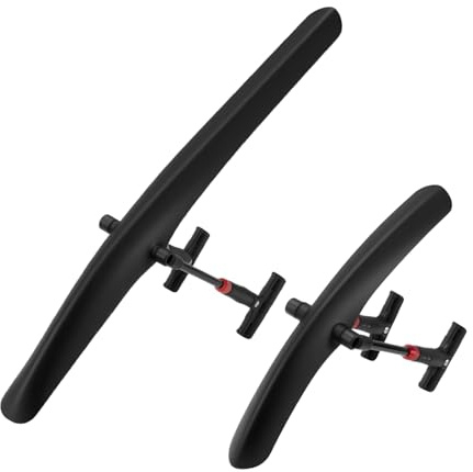 Trintion Professionelles Fahrrad Schutzblech Set 24-29 Zoll Universeller Spritzschutz aus Hochleistungskunststoff Schnellmontage für Mountainbikes E-Bikes & Citybikes