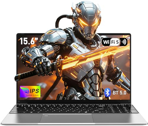 FUNYET Gaming Ordenador Portátil R7 5700U hasta 4,3 GHz Laptop 15,6 Pulgadas Oferta RAM 16 GB SSD 1 TB Teclado Retroiluminado Win11 Notebook, 6000 mAh, WiFi 5, HDMI, USB 3.0, BT 5.0, Huellas Digitales
