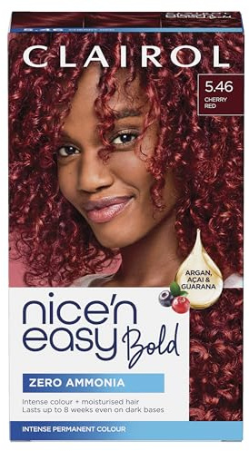 Clairol Nice N Easy Permanent Bold Zero Ammonia Hair Dye 5.46 Cherry Red