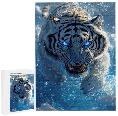 Puzzle 1000 Teile Erwachsene Star Tiger, Impossible Klassische Jigsaw Puzzles 75 x 50cm, Geschicklichkeitsspiel für die ganze Familie, Puzzle farbenfrohes Legespiel Home Dekoration Geschenk k-899