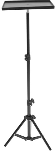 YOSADIER Supporto per Proiettore Treppiede in Metallo Pieghevole 11 M Tavolo Multifunzione per Laptop e Tablet Base Stabile per Home Theater Riunioni e Uso Interno ed Esterno