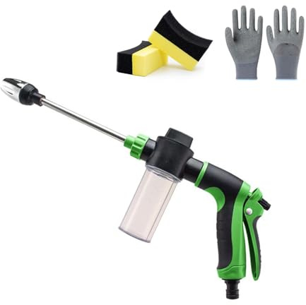 Idropulitrice Waterblitz 2026, idropulitrice Water Blitz con accessori, pistola idropulitrice ad alta pressione per tubo flessibile da giardino, ugello rotante a 360°, lavaggio auto, doccia per