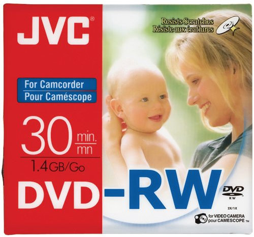 JVC 8CM Rewritable Mini DVD-RW for Camcorders