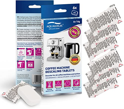 Descaler Descaling Tablets for Capsule coffee makers, Sachet coffee machines, Espresso Bean to Cup Coffee Machine (6)