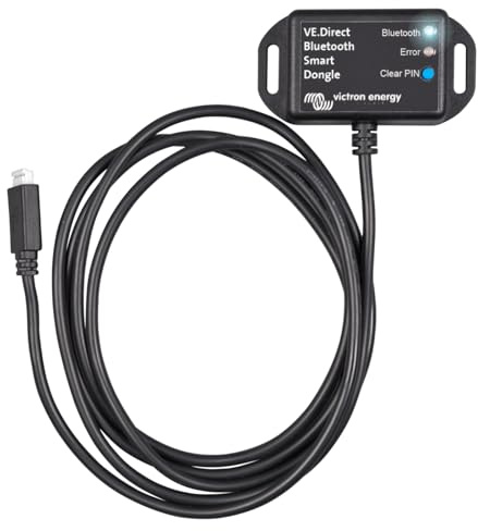 Victron Energy VE.Direct Smart Dongle (Bluetooth) – Drahtlose Überwachung für BMV & MPPT – Kompatibel mit iOS & Android über die VictronConnect App