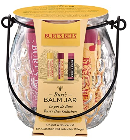 Burt's Bees Balm Jar (Lippenbalsam Glas, für alle Lippentypen) 500578