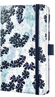 SIGEL J9304 Wochenkalender Jolie 2019, ca. A6, blau, Blumenmotiv - weitere Modelle