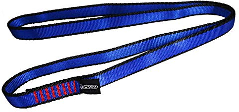 NewDoar Kletterschlinge 16 mm Nylon-Schlingenläufer 22 KN 4840 LB Kletterseil zum Klettern, Erstellen von Ankersystemen, Abseilausrüstung, perfekt für Baumarbeiten-Blue/60/1