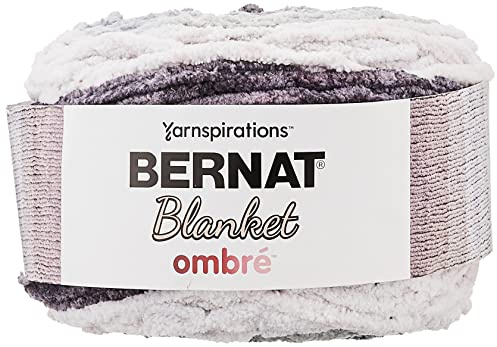 Bernat Blanket yarn, Charcoal Ombre
