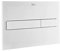 Roca A890188207 Placa de accionamiento PL7 Dual One con descarga dual con acabados Blanco Mate