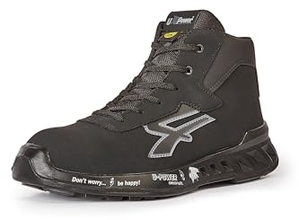 Upower Mixed Parker ESD S3 Ci SRC brand- och säkerhetssko, svart, 46 EU