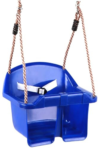 Babyschaukel/Kleinkindschaukel/Schaukelsitz/Kinderschaukel/Schaukelbrett (Kunststoff Babyschaukel, blau)
