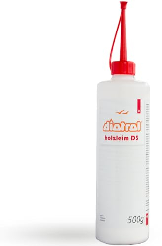 Diotrol Holzleim D3 (500g) – Gebrauchsfertiger 1K-Holzleim für Innen & Außen in Profiqualität – Alle Holzarten – Hochbeständig + Wasserfest + Verfärbungsfrei