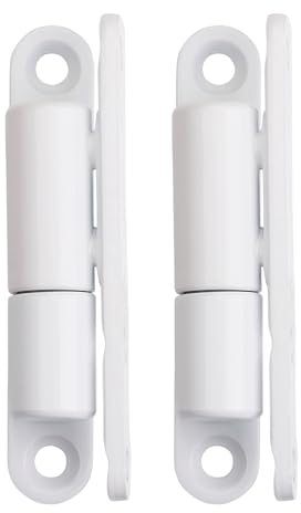 SOTECH 2 cerniere per porte avvitate 15 x 83 mm Cerniera di rinnovo per porte interne avvitate (acciaio bianco)