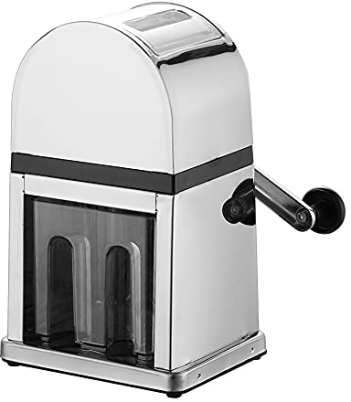 YIHANSS Edelstahl-Eis-Crusher, Mini-Eis-Schaber, Chopper, manueller Schneekegel-Smoothie-Maker, Eisblock-Brechmaschine, Slush-Maschine