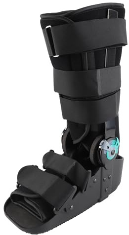 YedaHcy M Size Adjustable Achilles Tendon Boots, Breathable Ankle Fixation Brace for Walking, Rehabilitation Shoes with Reinforced Shell Support, Reduce Pressure and Pain when Injured