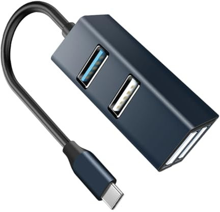 PHENOFICE Type-c Expander Usb Hub Usb Data Hub Splitter Aluminum Material for Desktop and Laptop Use