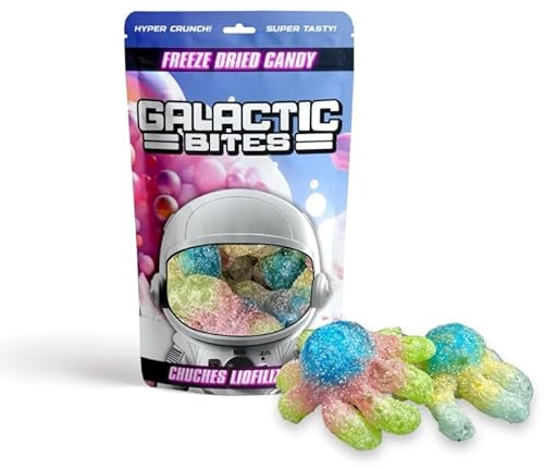 Dulces liofilizados | Golosinas Bolsa 35 gr | Delicias Dulces Americanas (Pulpo)