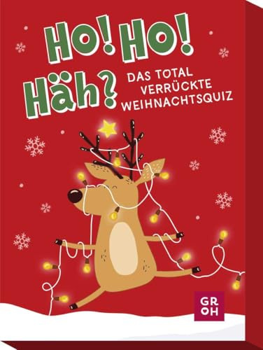 Ho! Ho! Häh?: Das total verrückte Weihnachtsquiz | Humorvolles Spiel für die ganze Familie mit 51 Karten. Eine schöne Beschäftigung für die Weihnachtszeit
