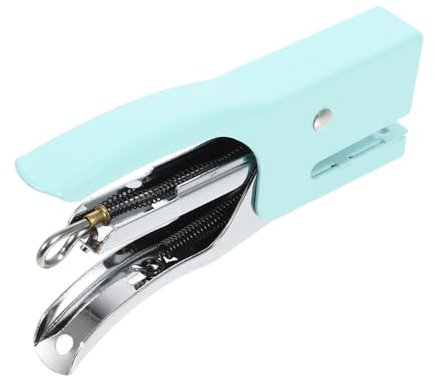 OSALADI Grapadora De Mano Portátil Grapadora De Escritorio Pequeña Resistente Para Útiles Escolares y Accesorios De Escritorio Para Casa y Oficina