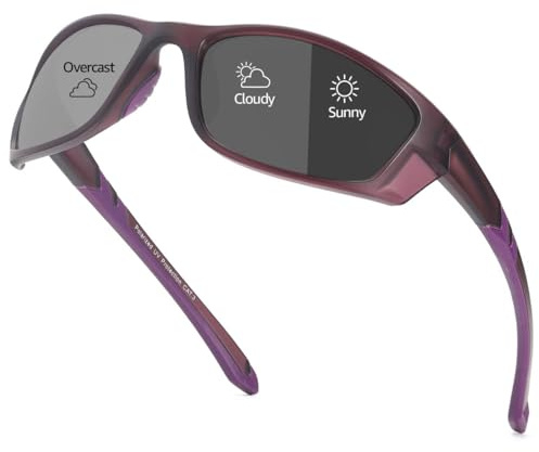 Myiaur Lunettes de Soleil Sport Lunettes de Cyclisme Femme Protection UV400