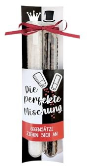 im Reagenzglas als Geschenk Mitbringsel  Salz/Pfeffer zur Hochzeit