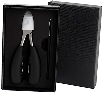 SAFIGLE Nagelknipser Aus Edelstahl Tragbarer Nageltrimmer Für Maniküre Pediküre Praktisches Werkzeug Für Nagelpflege