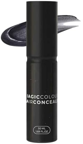 Tiveno Haar-Abdeckcreme, Scalp Concealer für voller aussehendes Haar, Wasserfest, Langanhaltender Natürliche Ansatz-Creme, Haar-Concealer-Creme für Männer und Frauen (Schwarz)