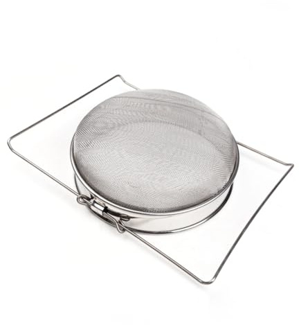 Hemobllo Tamis Miel Double Acier Inoxydable Filtre à Miel Avec Mailles Ajustables Pour Matériel Apicole Et Filtration Impuretés