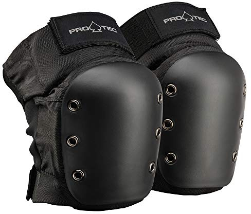 Pro-Tec Protección de Rodilla de Skateboarding, tamaño M, Color Negro