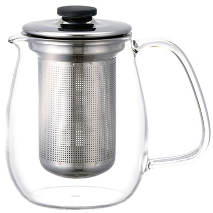 KINTO 8309 UNITEA Teekanne, 680 ml, Edelstahl, spülmaschinenfest, hitzebeständiges Glas