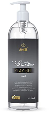 Vibratissimo Play Gel Anal 1000 ml I Gleitmittel extra gleitfähig I Lubricant Gel für Silikon Toys & Latexkondome geeignet I water based