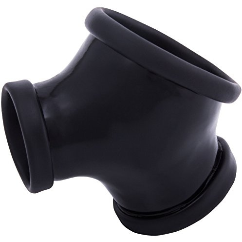 TOYLIE Latex Penishülle Gil, schwarz | 2,8cm Penisring, Cockring, 3,5cm Hodenring, Ballstretcher, für Anfänger und Profis, Made in Germany