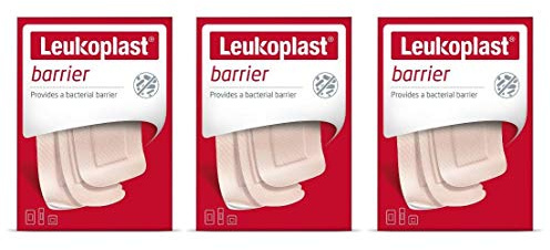 Leukoplast Barrierewundverband - Wasserdichtes, atmungsaktives Erste-Hilfe-Pflaster für Schnittwunden und Blasen an Fingern, Zehen und Fersen