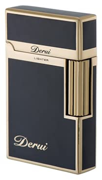 (Säljs utan gas) bärbar tändare, butangas, påfyllningsbar, mjuk, flamtändare, gåva (guld)