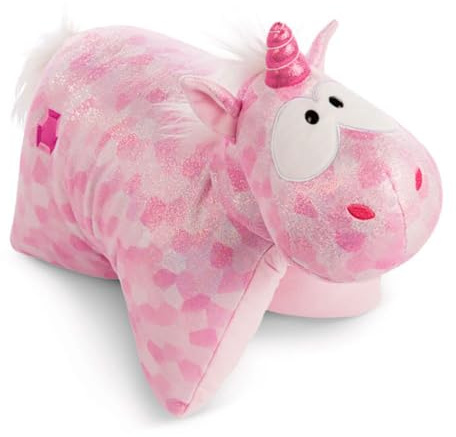 NICI 47636 Kuscheltierkissen Einhorn Pink Diamond 40x30xcm Plüsch glitzernd, 1 Stück (1er Pack)
