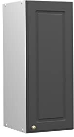 Vicco Hängeschrank Fame-Line, Anthrazit-Gold, 30 cm | MDF-Front · Soft-Close · 2 Einlegeböden · Metallgriffe · ✓ Praktischer Stauraum