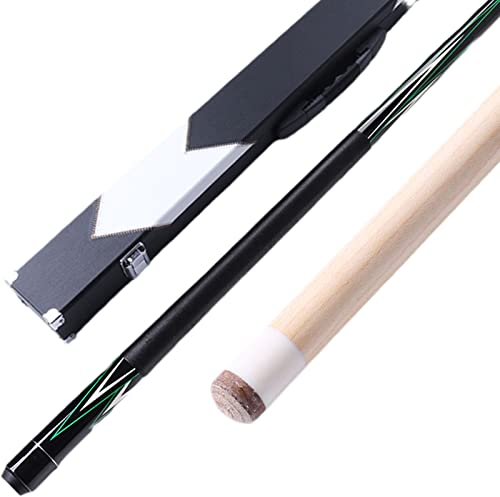 Pool Billiard Queue 57-Zoll-Pool-Queue aus Ahornholz, 18–20 Unzen, 3 Farben, Pflege Ihres tragbaren Billard-Queues, geeignet für Häuser EHAYAS 230805(Color:F,Size:13MM)