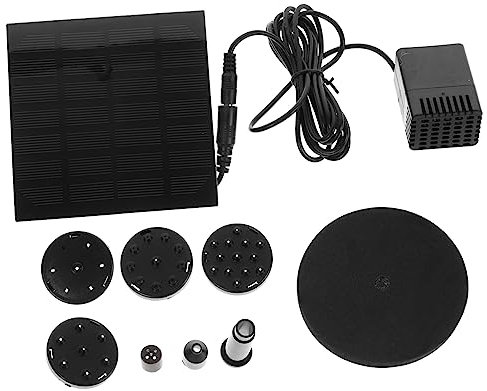 CAXUSD 1.2w Solarbetriebener Springbrunnen Solar-tauchpumpe Für Draußen Springbrunnen-wasserpumpe Mit Einstellbaren Sprühköpfen Für Teich Vogelbad Und Gartenwasserdekoration