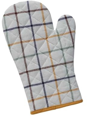MyHome Country Ofenhandschuhe, Hitzebeständige Topflappen, Ofenhandschuhe aus Baumwolle, Topfdeckelhalter, Handschuh für die Küche, Baumwolle | Mehrfarbig - 20x32 cm - Madison