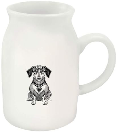 Azeeda 300ml 'Dachshund Dog' Ceramic Milk Jug (MJ00014337)