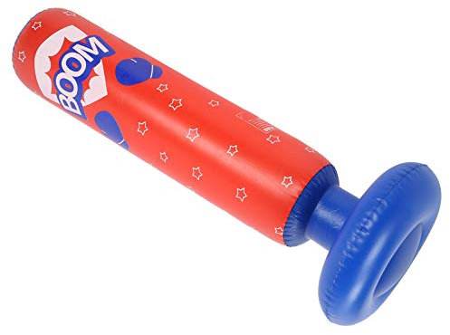 Boxningssäck, Stående Boxningssäck blå + Röd SL003‑12 PVC-inflation Boksning Boxningskolonn Boxningsträningsutrustning för Barn eller Tonåringar Att Träna Karate, Taekwondo
