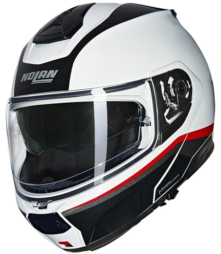 NOLAN Helmet N100-6 Incognito 344 M, White / Red / Black