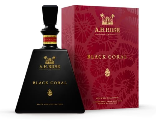 A.H. Riise Black BLACK CORAL Gem Collection Spirit Drink 45,8% Vol. 0,7l in Giftbox