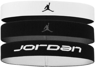 Nike Jordan Elastic Sport Wide 3 PK Fascia per capelli da donna Black/White/Black One Size