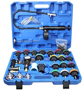 otgerlensker products 28 tlg. Kühlsystemtester Kühlsystem Tester Kühler Abdrückgerät