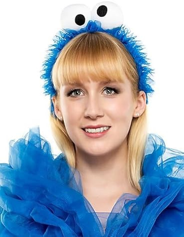 Maskworld Die Sesamstraße – Haarreif mit Kulleraugen - Kostüm-Kopfbedeckung zu Karneval & Motto-Party