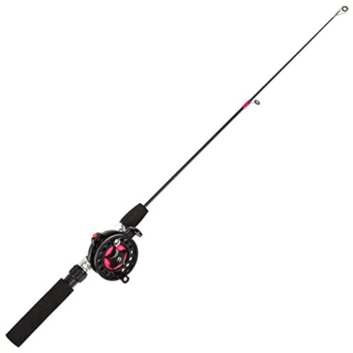 Asta di pesca del ghiaccio invernale Le bobine da pesca per essere scelgono le aste da pesca Asta Combo Pan Palo Esche Attrezzatura Attrezzatura Binning Casting Hard Asta(Schwarz)