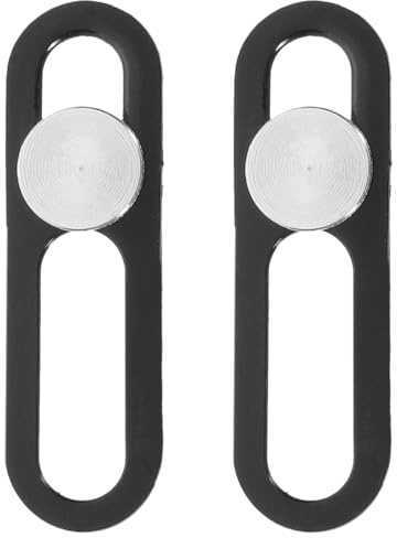 Ipetboom Cache-Webcam Coulissant pour Smartphone Modèle 15/15 Plus Lot de 2 Caméra Frontale en Alliage D’Aluminium et Plastique Confidentialité Design Fin et Léger pour Usage Quotidien